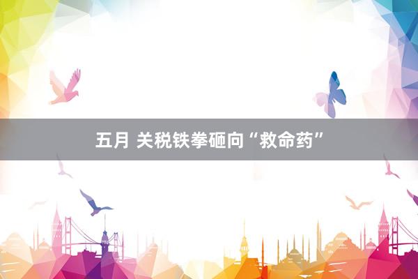 五月 关税铁拳砸向“救命药”