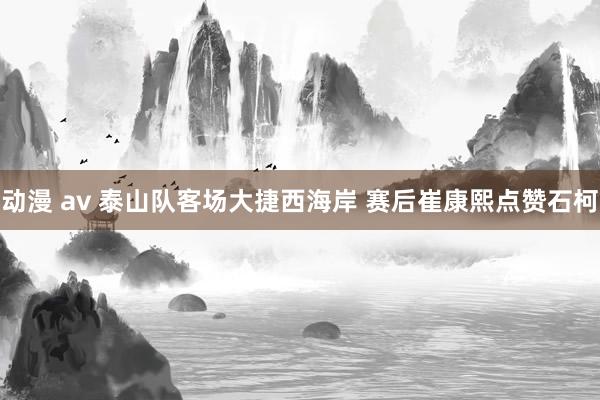 动漫 av 泰山队客场大捷西海岸 赛后崔康熙点赞石柯