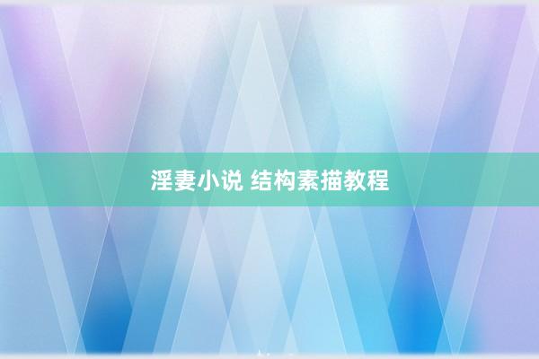 淫妻小说 结构素描教程