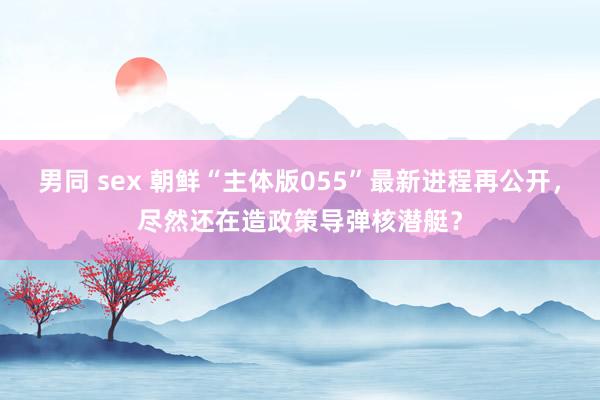 男同 sex 朝鲜“主体版055”最新进程再公开，尽然还在造政策导弹核潜艇？